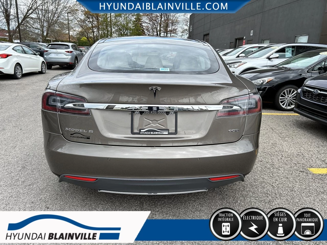 2016 Tesla Model S 90D, AWD, CUIR, TOIT PANO, NAVIGATION+ Image principale