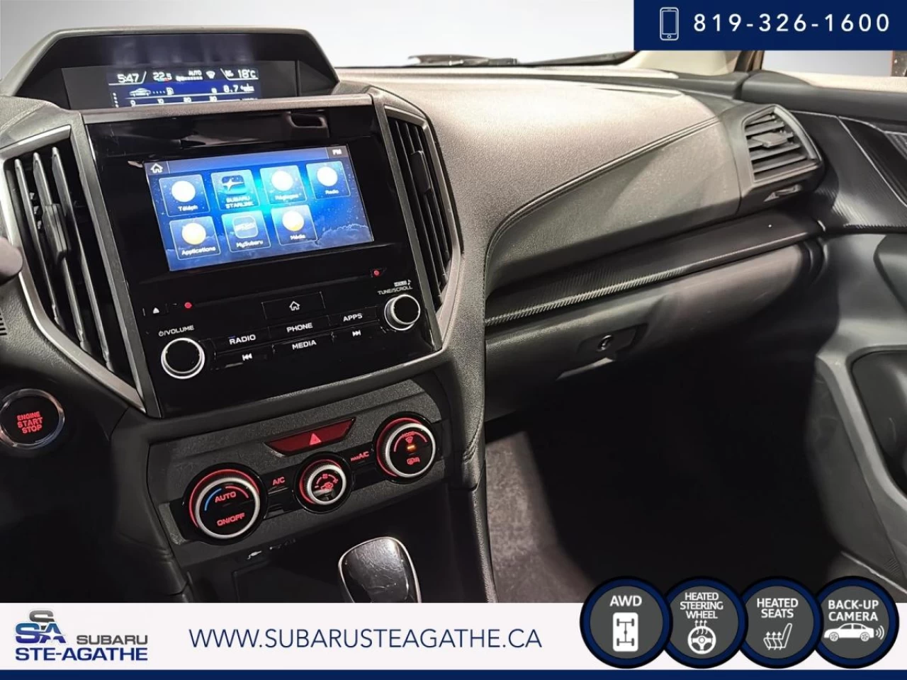2021 Subaru Crosstrek Touring CVT (CAMRECUL+MAGS+CARPLAY) Main Image