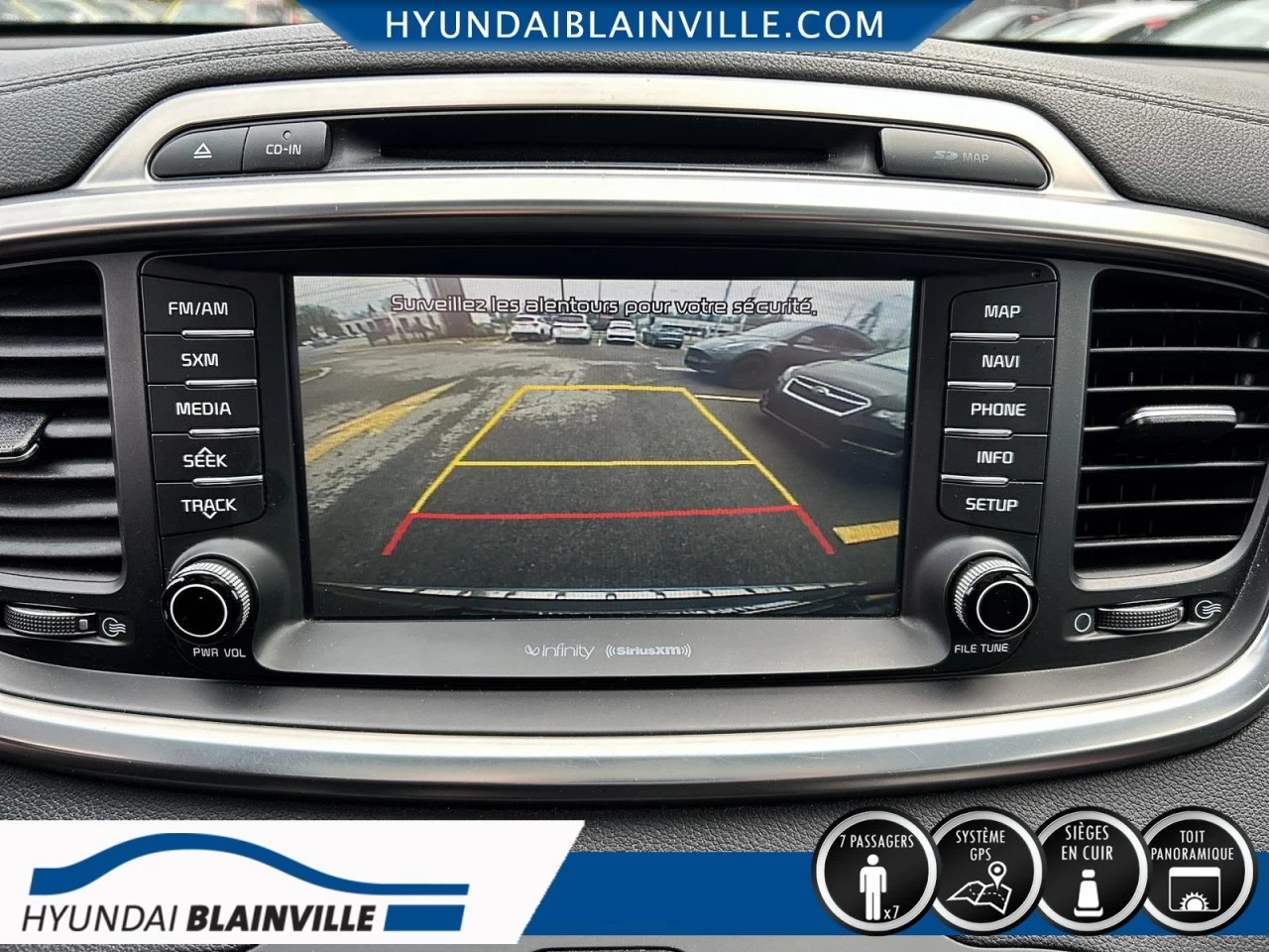 2018 Kia Sorento SX, V6 3.3L, AWD, 7 PASSAGERS, CUIR, TOIT PANO+ Image principale