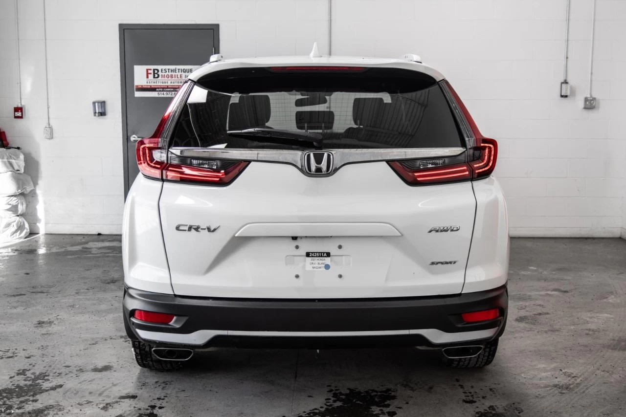 2021 Honda CR-V Sport AWD+TOIT.OUVRANT+CUIR+CARPLAY+SIEGES.CHAUFF Main Image