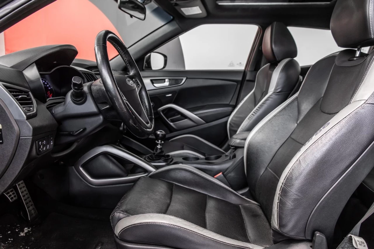2016 Hyundai Veloster Turbo TOIT.OUVRANT+CUIR+CAM.RECUL+SIEGES.CHAUFF Main Image