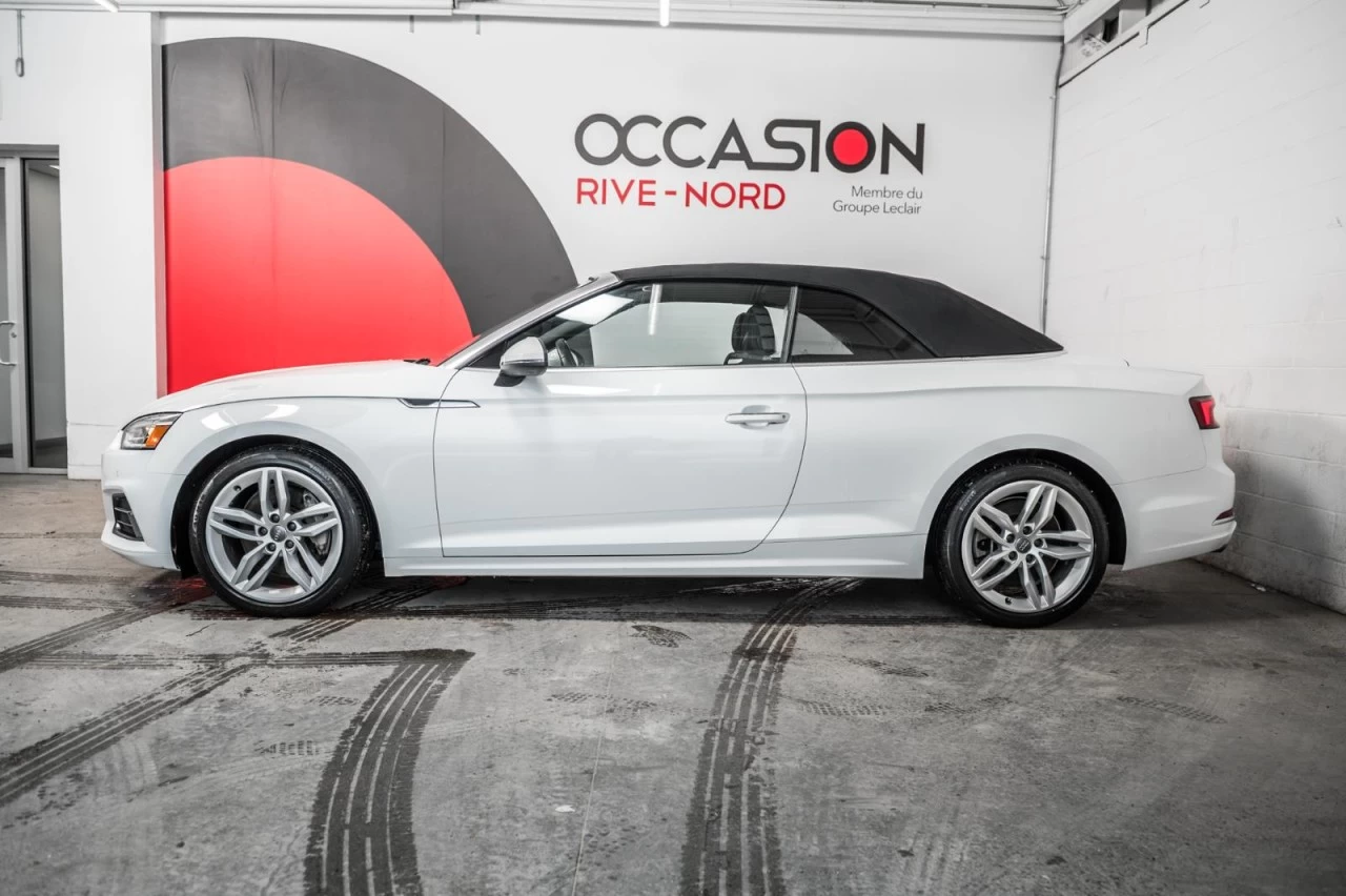 2019 Audi A5 Progressiv Quattro NAVI+CUIR+SIEGES.CHAUFF+CARPLAY Main Image