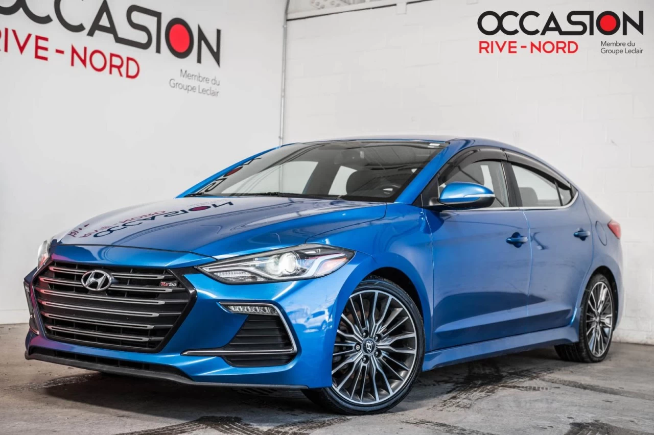2018 Hyundai Elantra Sport Tech TOIT.OUVRANT+CUIR+VOLANT/SIEGES.CHAUFF Image principale