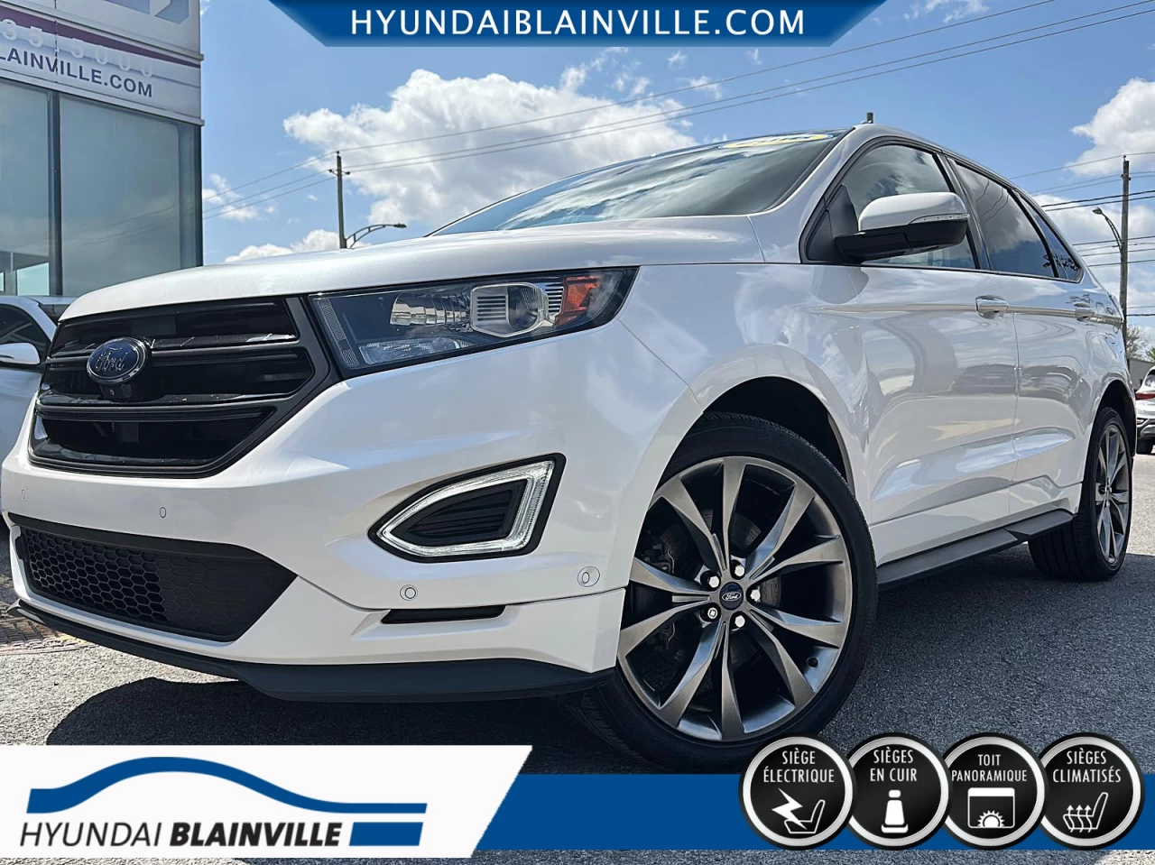 2016 Ford Edge
                                                  SPORT, AWD, TOIT PANO, CUIR, MAGS Image principale