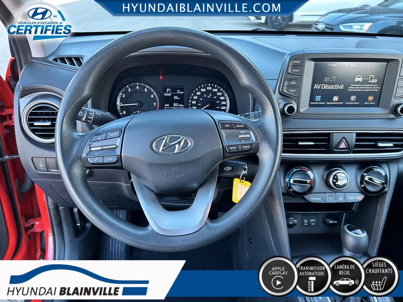 2019 Hyundai Kona ESSENTIAL, 2.0L, 2WD, BANCS CHAUFFANTS Image principale