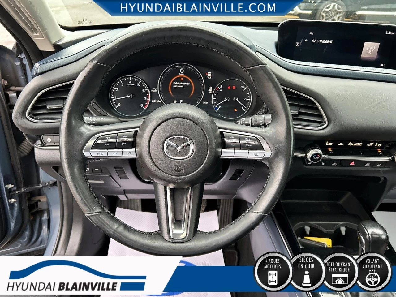 2020 Mazda CX-30 GS, AWD, CUIR, TOIT OUVRANT, MAGS+ Image principale