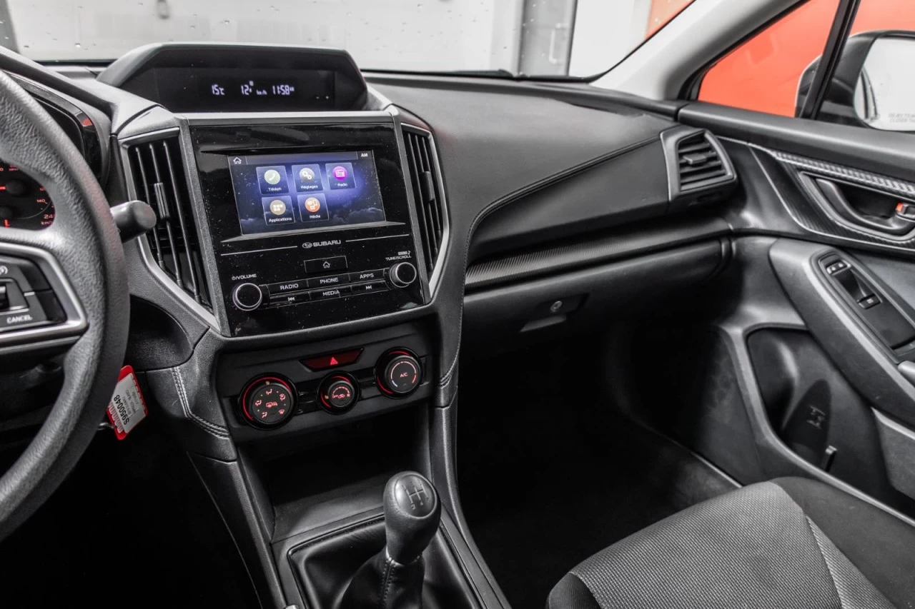 2019 Subaru Impreza 2.0i Convenience BLUETOOTH+CAM.RECUL+REG.VITESSE Image principale