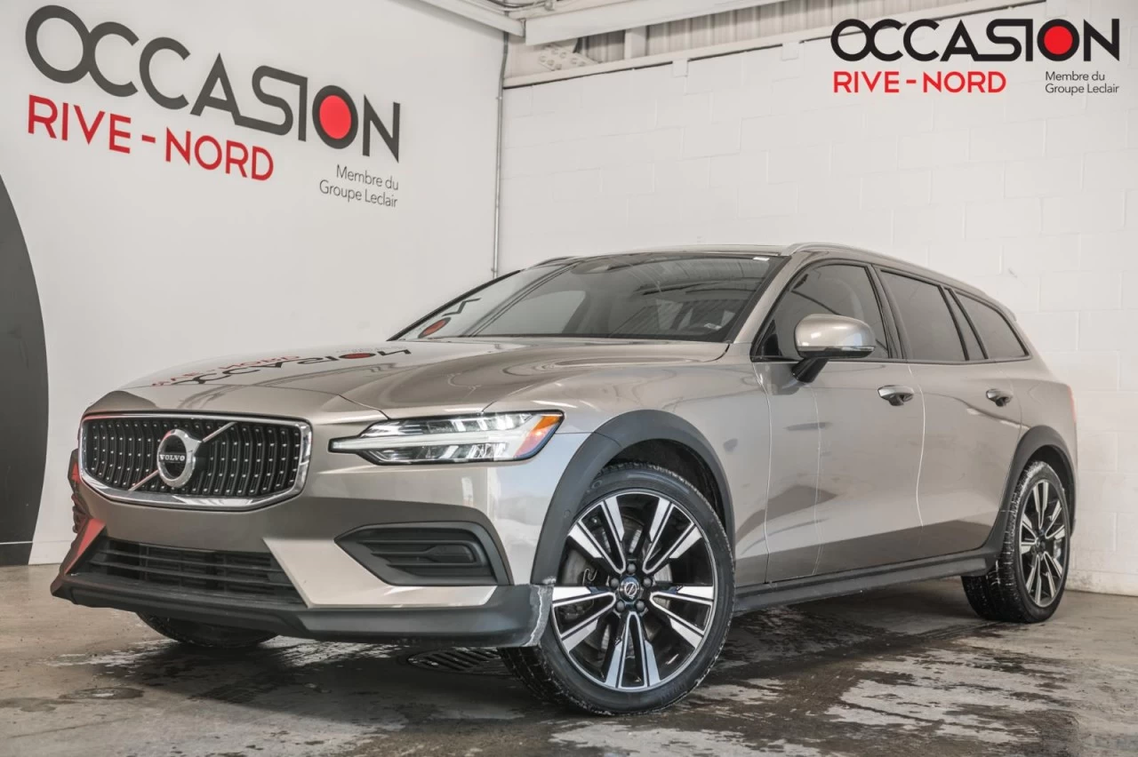 2020 Volvo V60 T5 AWD+TOIT.PANO+CUIR+CARPLAY+SIEGES.CHAUFFANTS Main Image