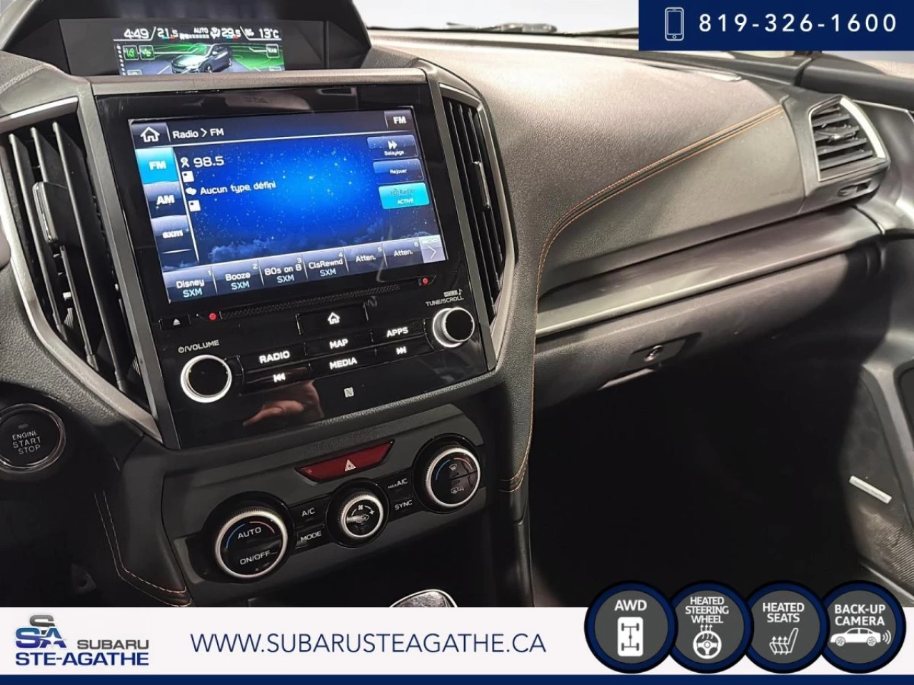 2018 Subaru Crosstrek Limited CVT w/EyeSight (CUIR+TOITOUVRANT) Main Image