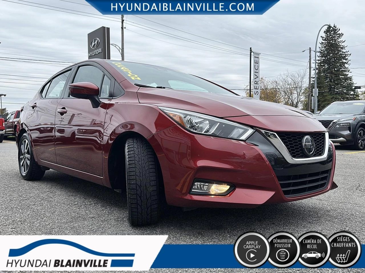 2021 Nissan Versa SV, AUTOMATIQUE, MAGS, BANCS CHAUFFANTS+ Image principale