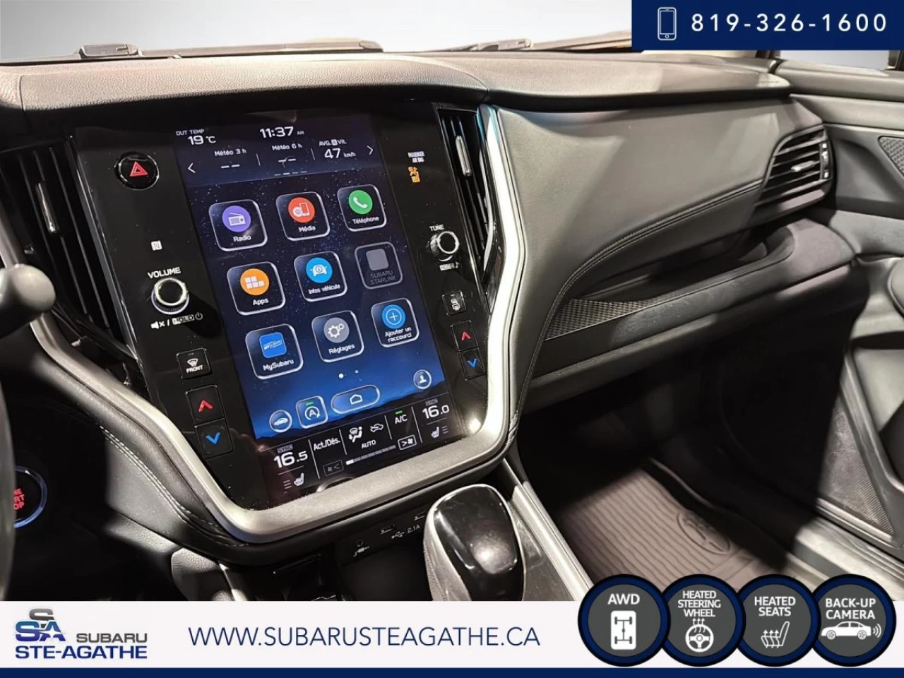 2022 Subaru Outback Touring CVT (CAMRECUL+MAGS+CARPLAY) Image principale