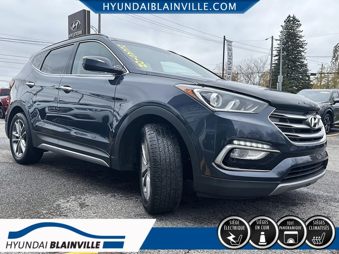 2018 Hyundai Santa Fe Sport AWD, 2.0T, LIMITED, CUIR, TOIT PANO+ Image principale