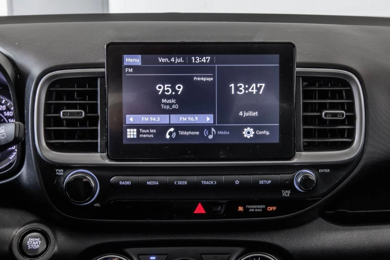 2020 Hyundai Venue Preferred MAGS+VOLANT/SIEGES.CHAUFF+CARPLAY Main Image