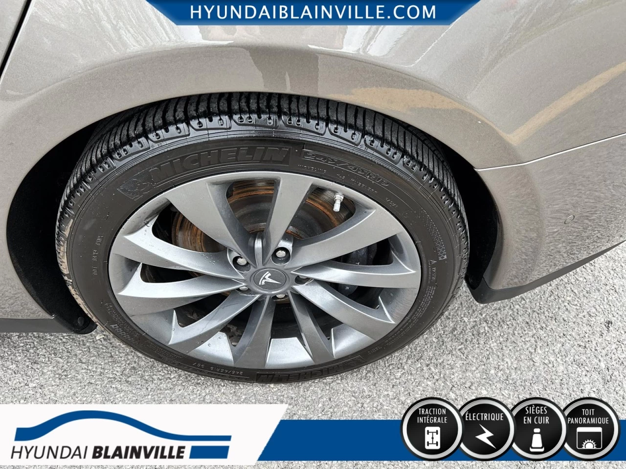 2016 Tesla Model S 90D, AWD, CUIR, TOIT PANO, NAVIGATION+ Image principale