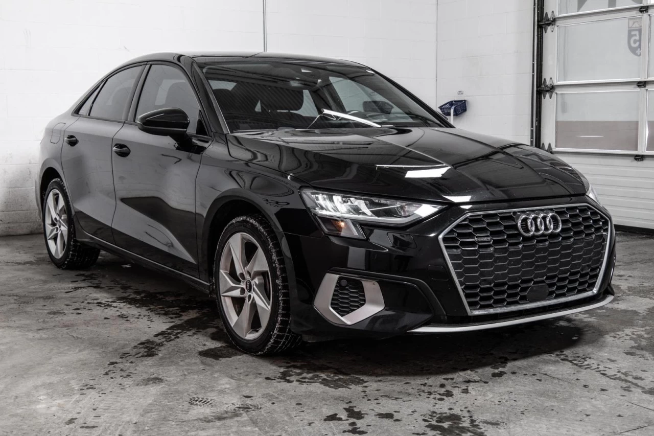 2022 Audi A3 Komfort QUATRO+TOIT.OUVRANT+CUIR+SIEGES.CHAUFFANTS Main Image