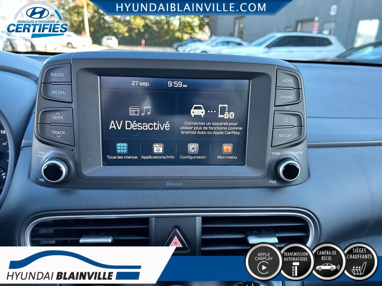 2019 Hyundai Kona ESSENTIAL, 2.0L, 2WD, BANCS CHAUFFANTS Image principale