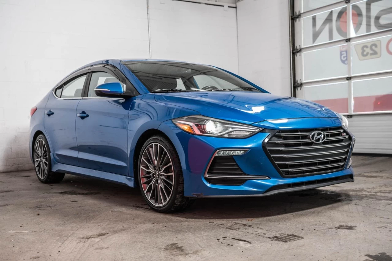 2018 Hyundai Elantra Sport Tech TOIT.OUVRANT+CUIR+VOLANT/SIEGES.CHAUFF Image principale