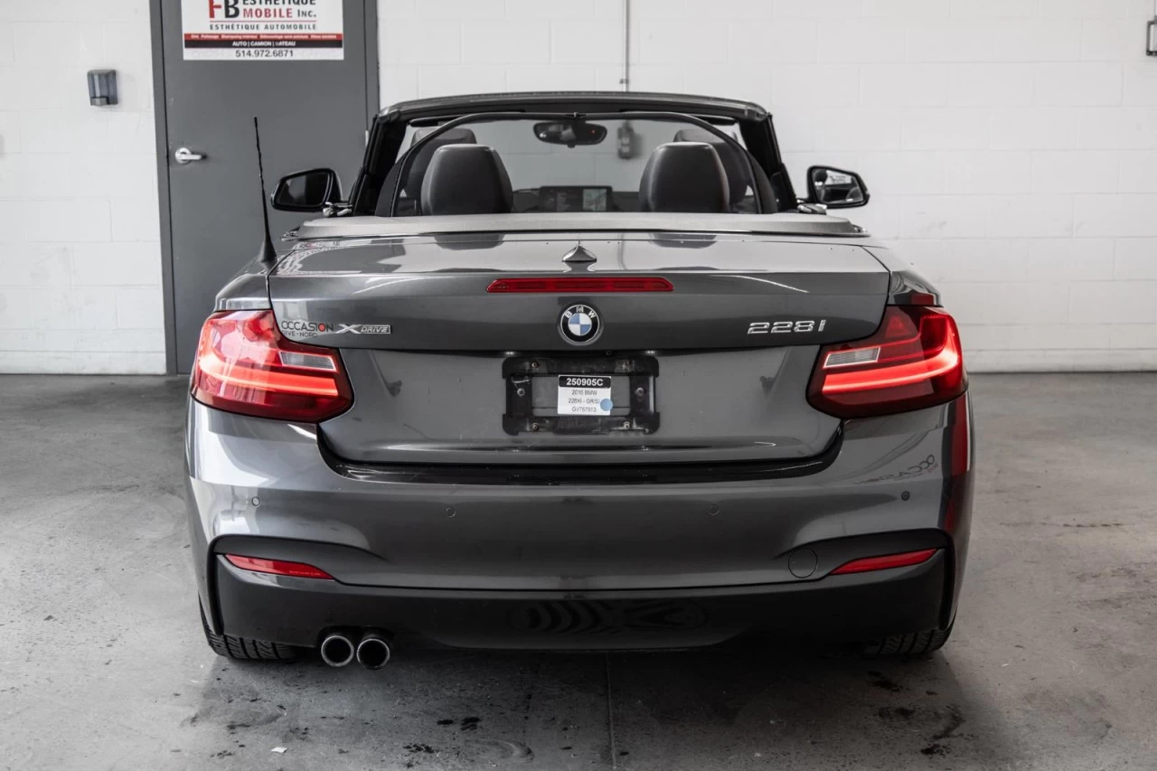 2016 BMW 2 Series 228i xDrive CABRIOLET+AWD+SIEGES.CHAUFF+CAM.RECUL Image principale