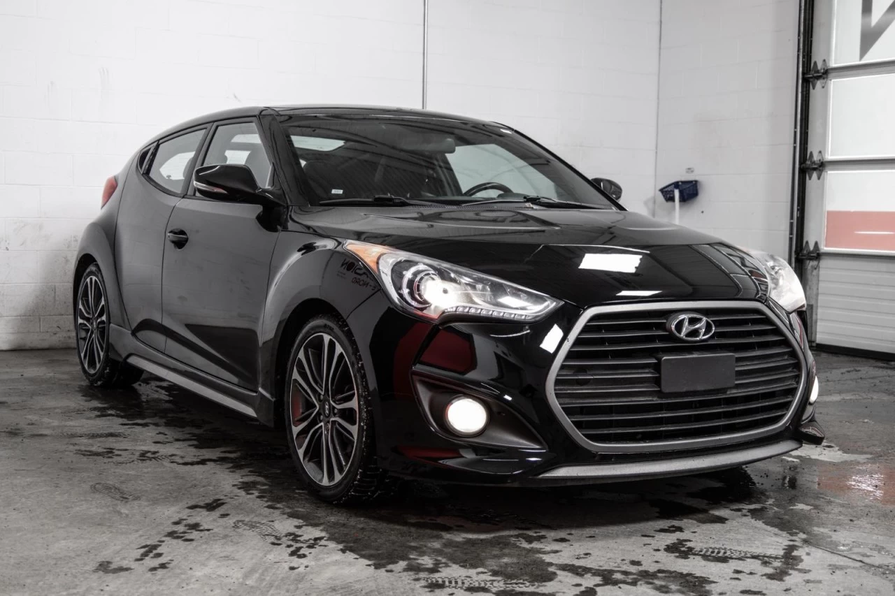 2016 Hyundai Veloster Turbo TOIT.OUVRANT+CUIR+CAM.RECUL+SIEGES.CHAUFF Main Image