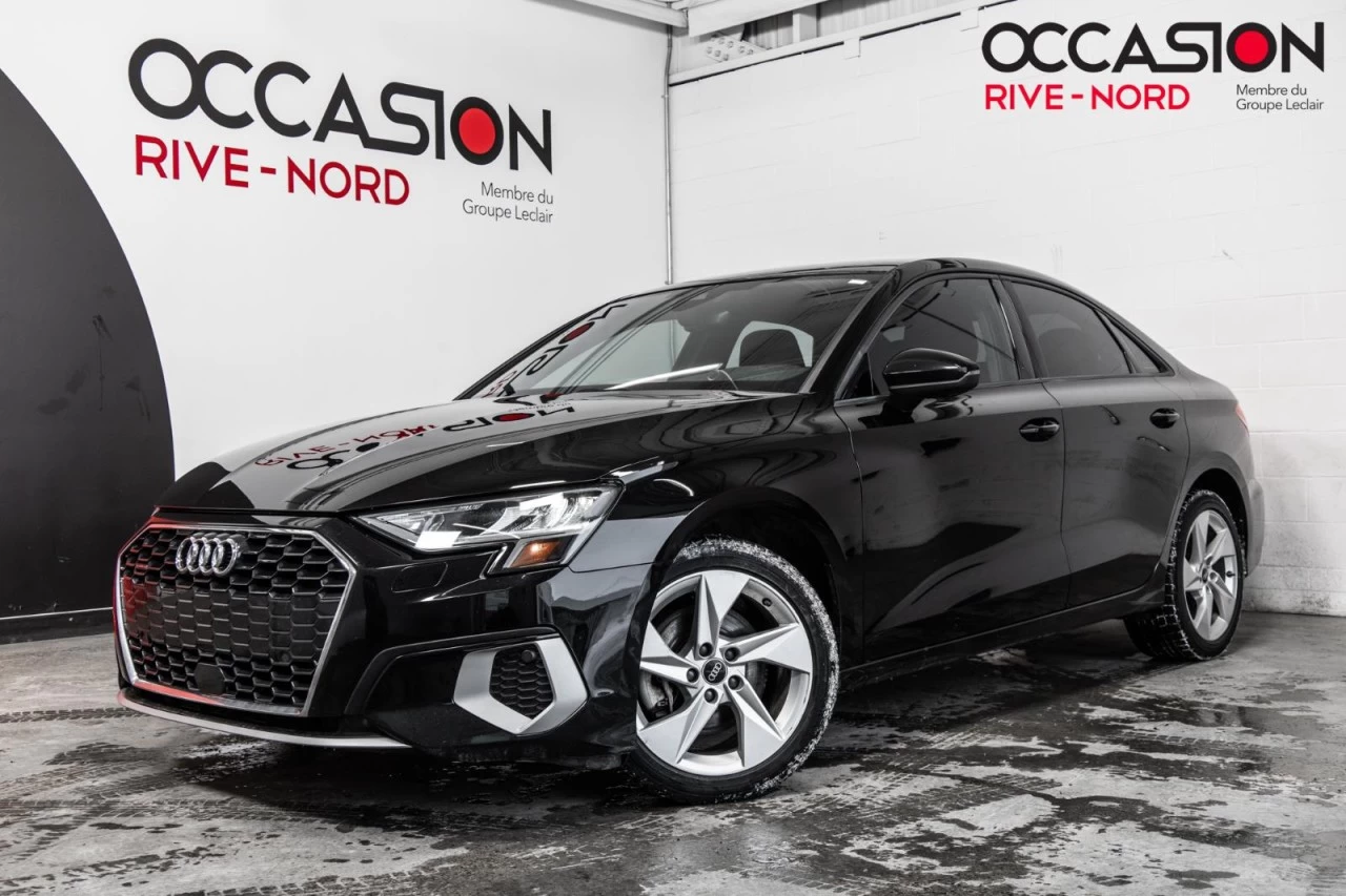 2022 Audi A3 Komfort QUATRO+TOIT.OUVRANT+CUIR+SIEGES.CHAUFFANTS Main Image