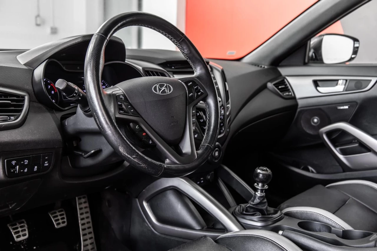 2016 Hyundai Veloster Turbo TOIT.OUVRANT+CUIR+CAM.RECUL+SIEGES.CHAUFF Main Image
