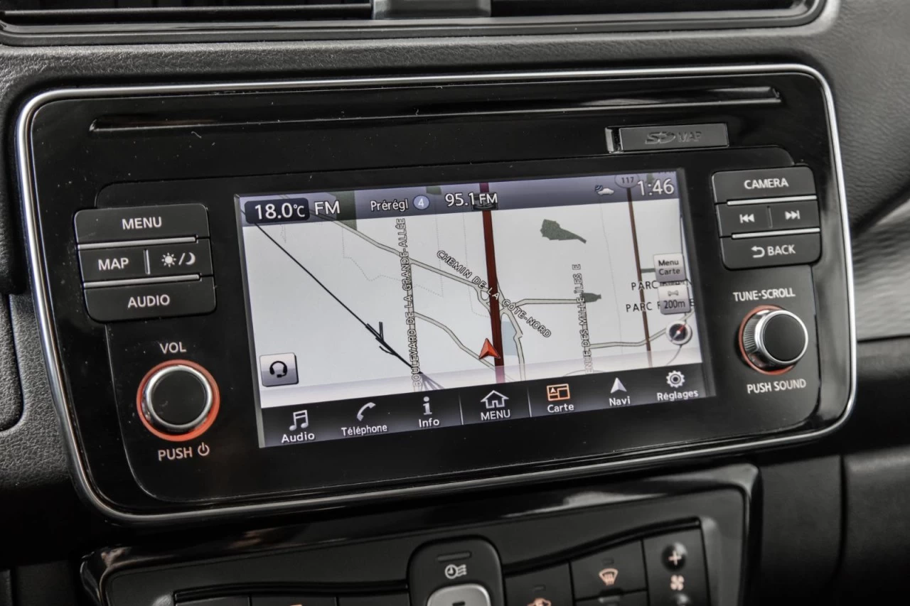 2018 Nissan LEAF SV NAVI+SIEGES.CHAUFF+BLUETOOTH+CAM.RECUL Image principale