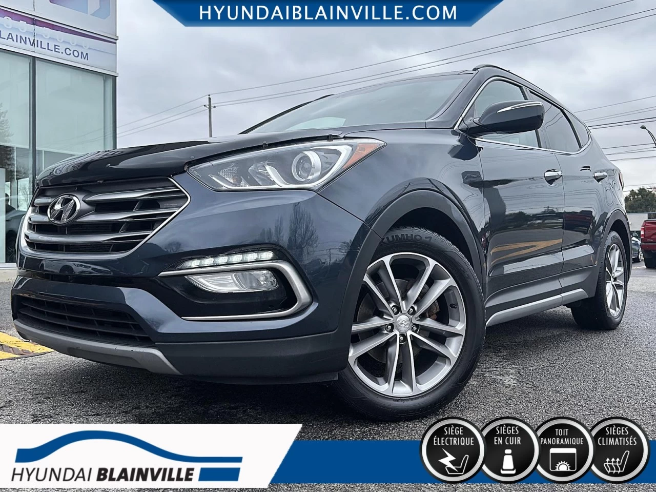 2018 Hyundai Santa Fe Sport AWD, 2.0T, LIMITED, CUIR, TOIT PANO+ Image principale