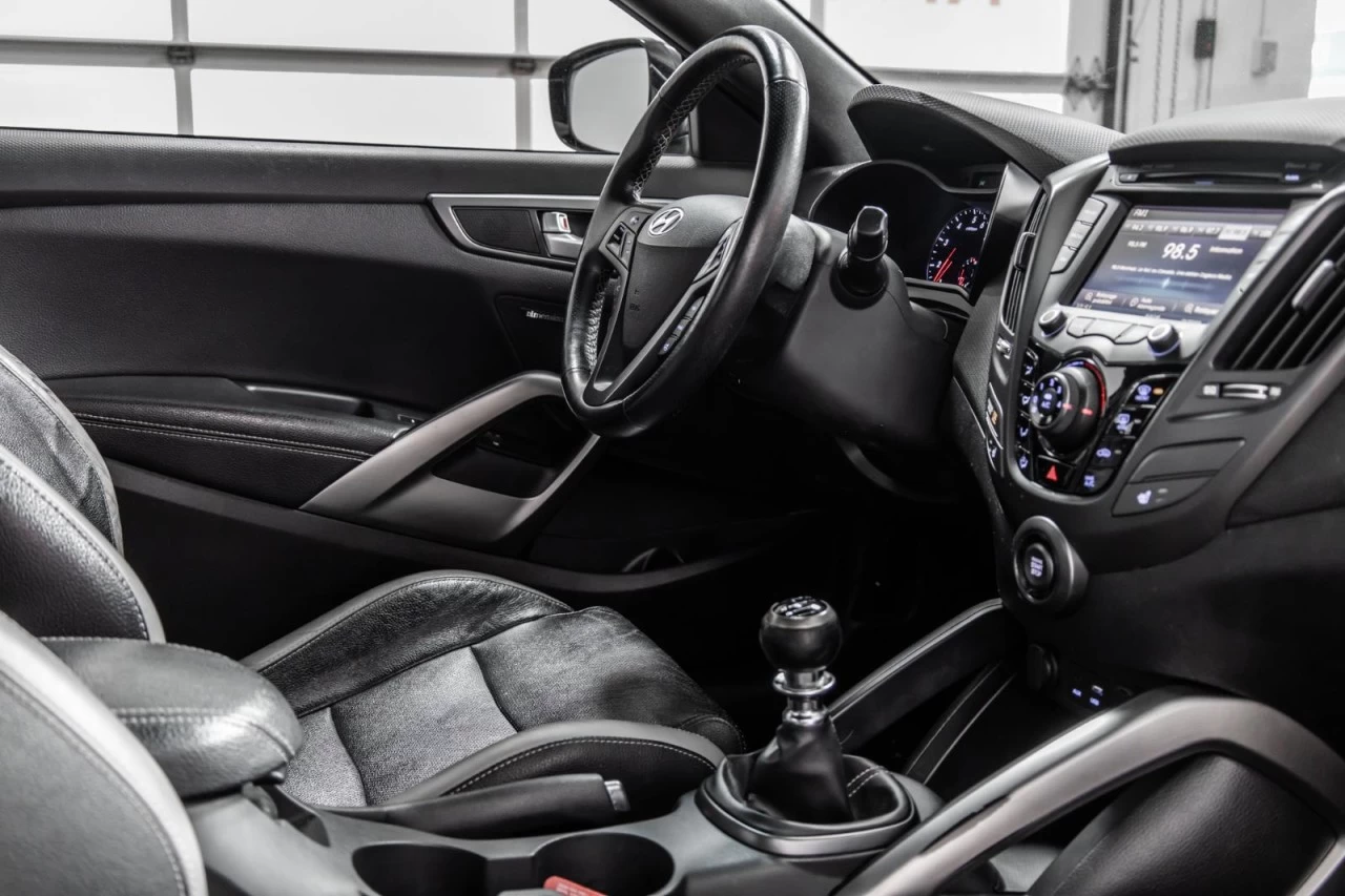 2016 Hyundai Veloster Turbo TOIT.OUVRANT+CUIR+CAM.RECUL+SIEGES.CHAUFF Main Image