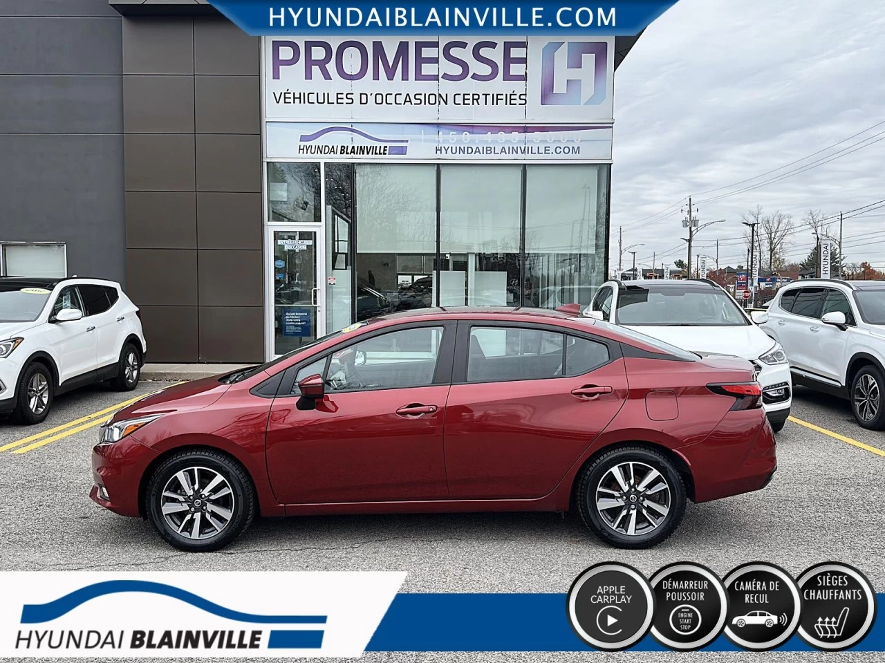 2021 Nissan Versa SV, AUTOMATIQUE, MAGS, BANCS CHAUFFANTS+ Image principale