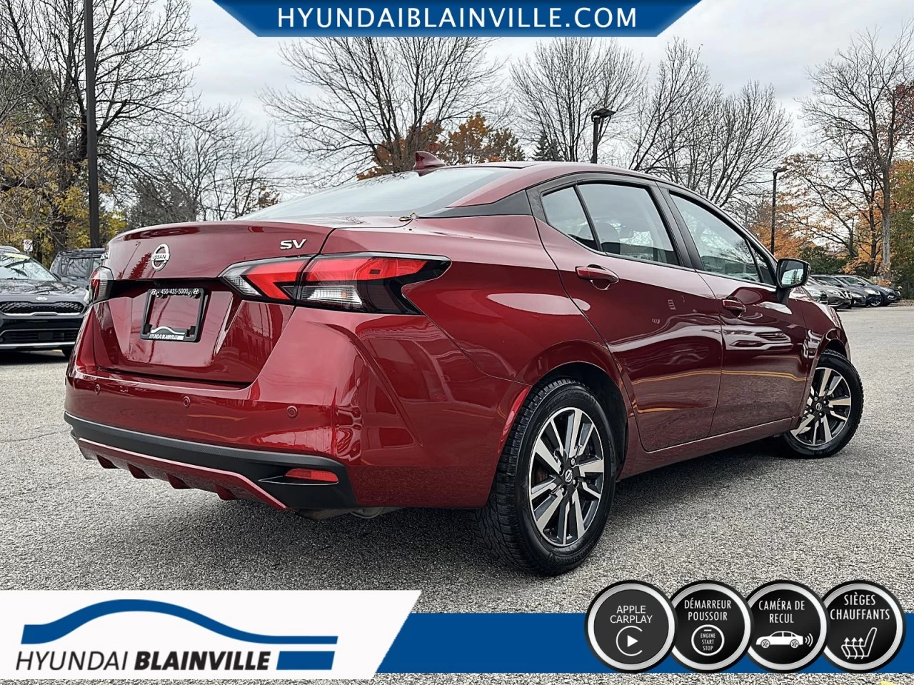 2021 Nissan Versa SV, AUTOMATIQUE, MAGS, BANCS CHAUFFANTS+ Image principale