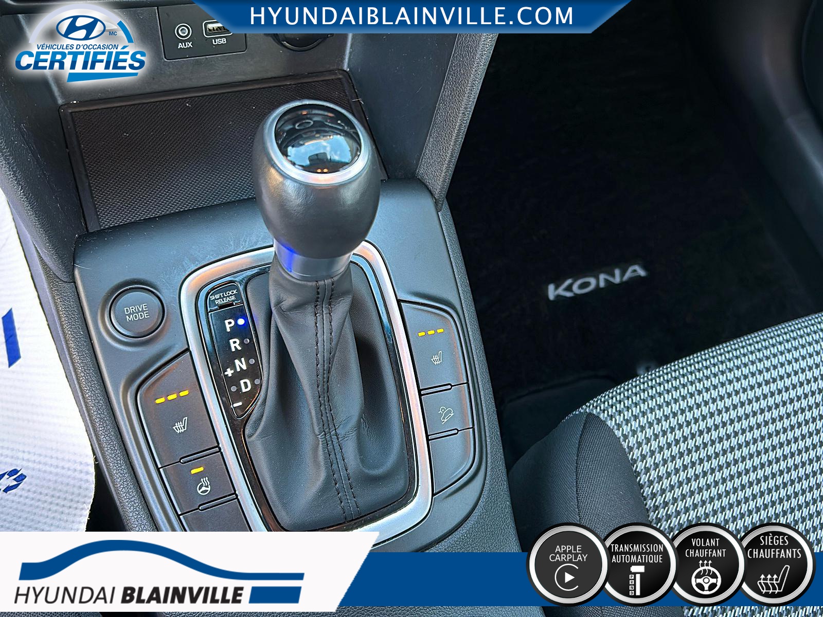 2020 Hyundai Kona PREFERRED, FWD, 2.0L, BANCS ET VOLANT CHAUFFANTS+ Image principale