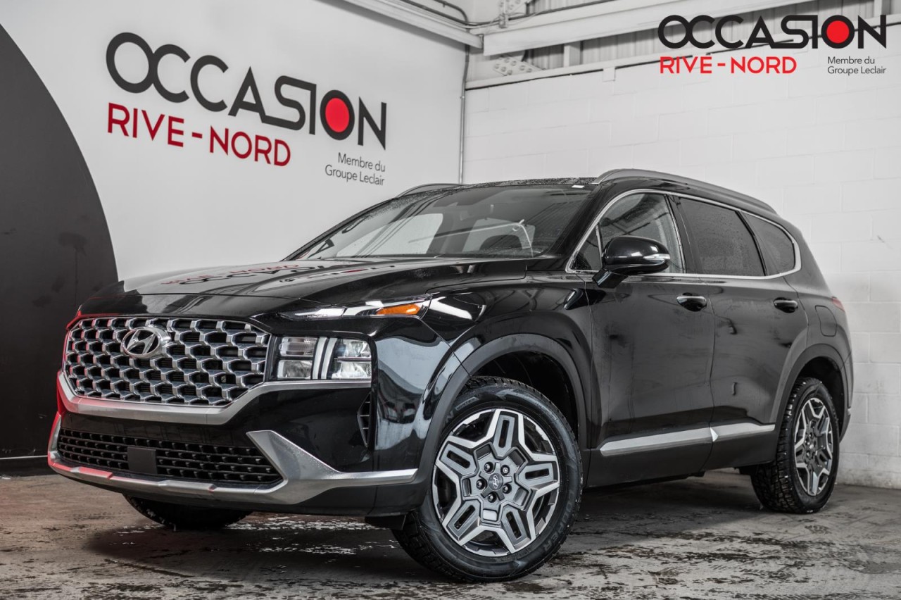 Hyundai 2023 Santa Fe Hybrid Luxury AWD+NAVI+TOIT.PANO+CUIR+VOLANT/SIEGES.CHAUF