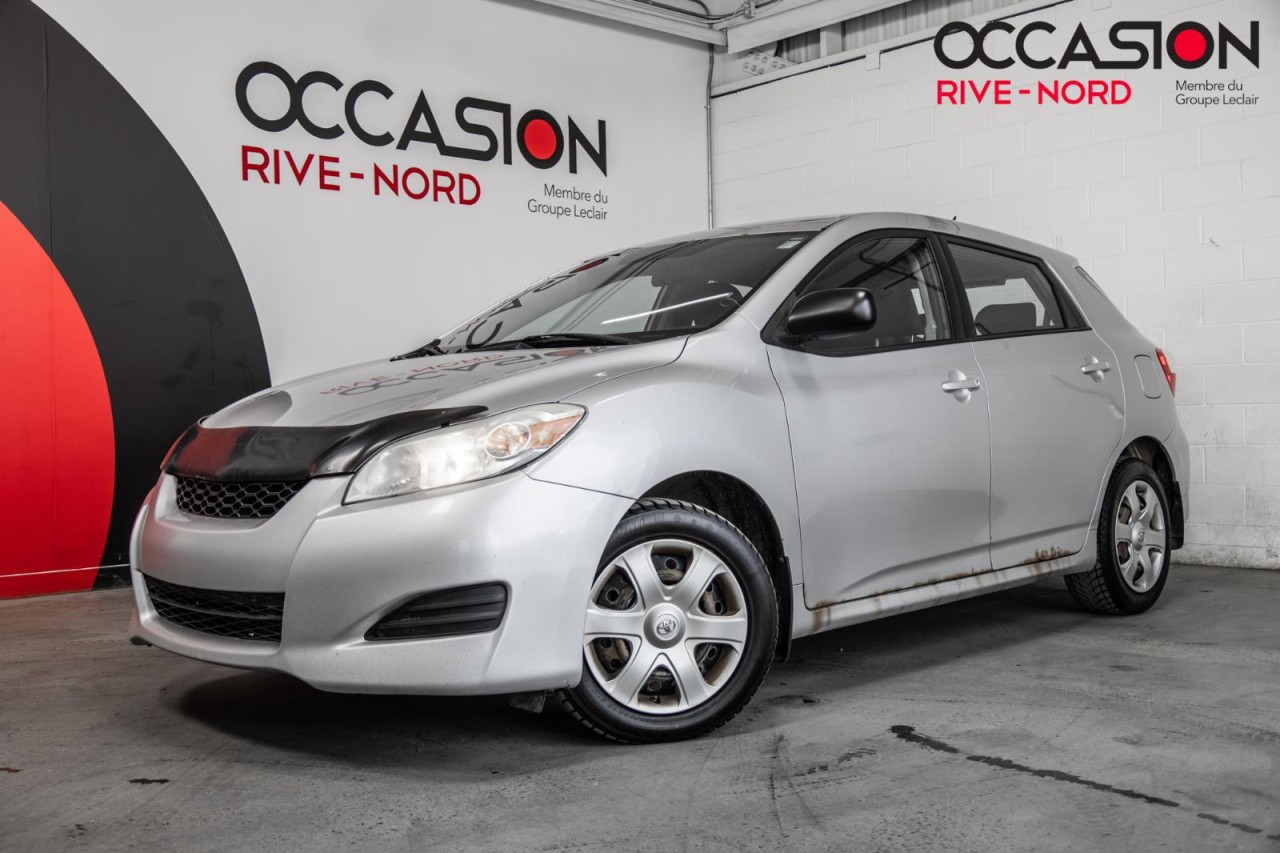 Toyota 2010 Matrix Manuelle avec A/C
