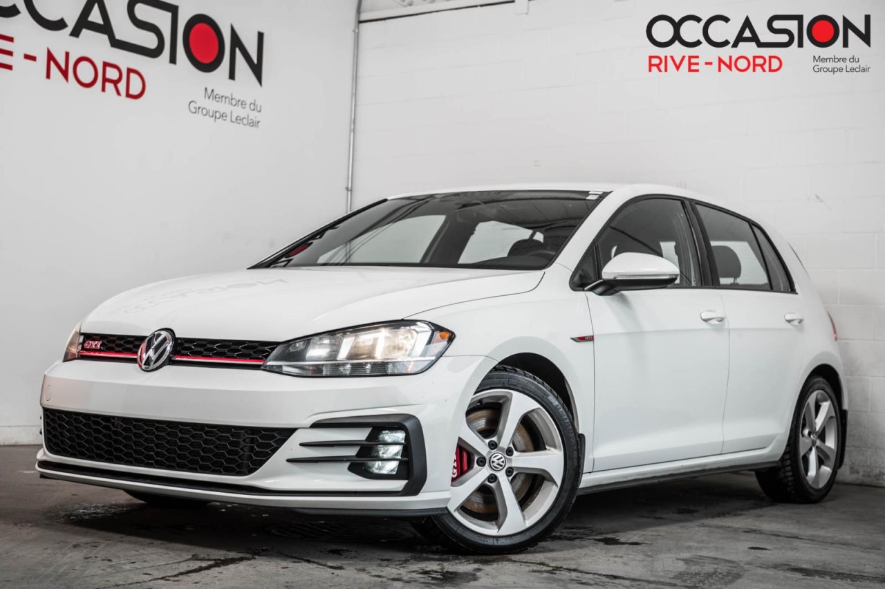 Volkswagen 2019 Golf GTI SIEGES.CHAUFF+CARPLAY+BLUETOOTH+CAM.RECUL