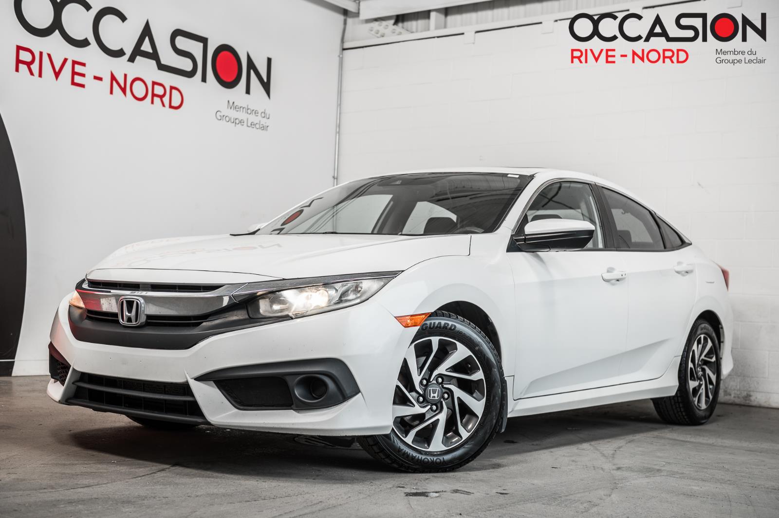 Honda 2017 Civic Sedan EX MAGS+TOIT.OUVRANT+SIEGES.CHAUFF+CAM.RECUL