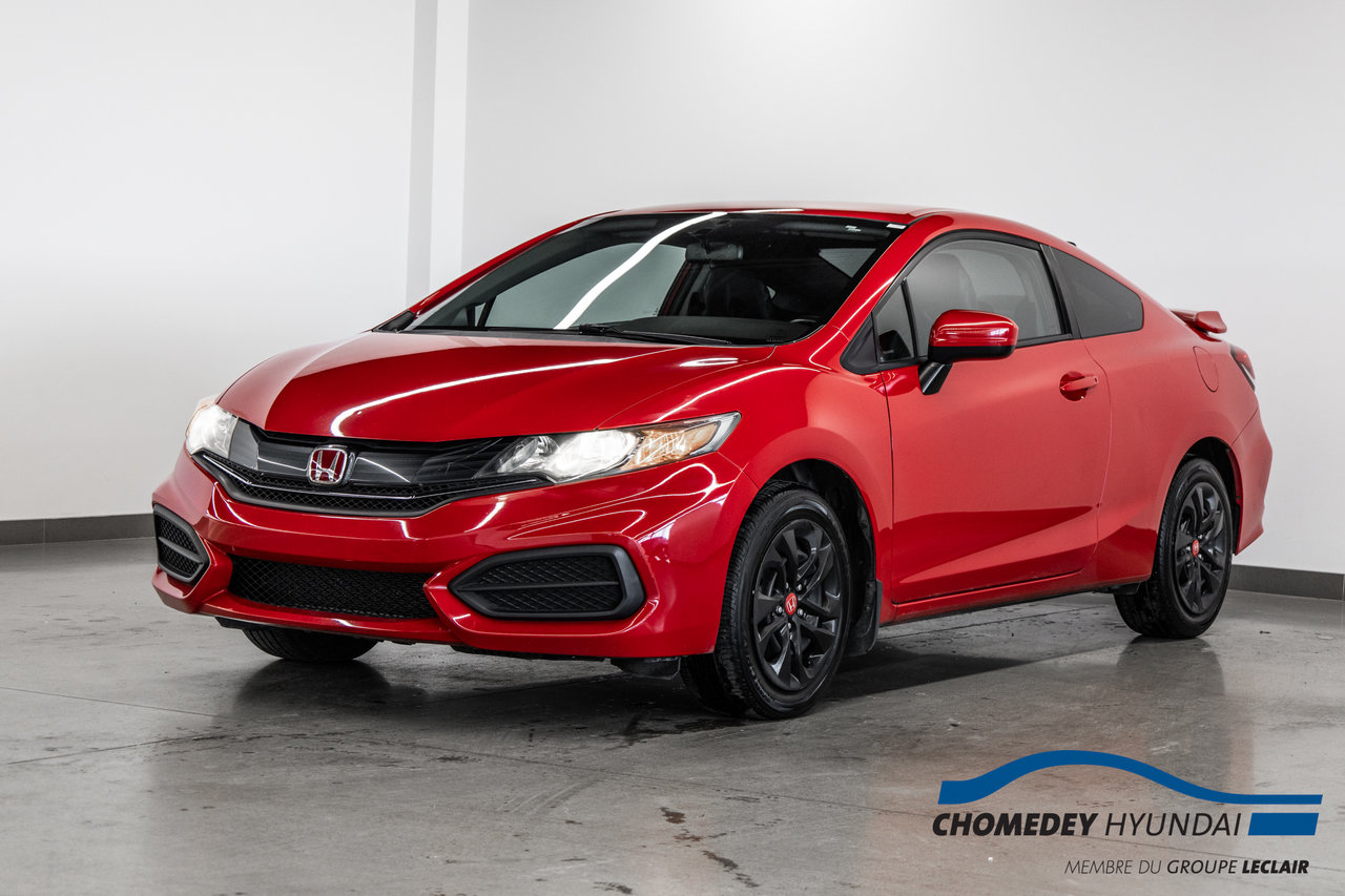 Honda 2015 Civic Coupe Lx Sieges.chauff+blu