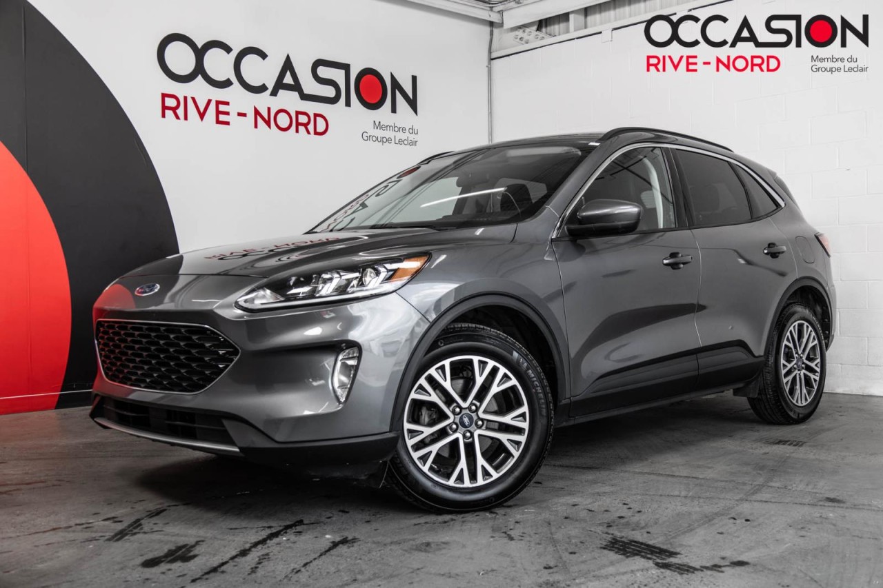 Ford 2021 Escape SEL Hybrid AWD+NAVI+CUIR+SIEGES.CHAUFF+BLUETOOTH